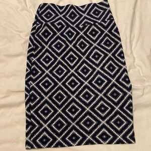 Lula Roe Cassie pencil skirt stretchy small